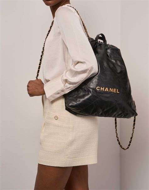 chanel plecak|Chanel 22 backpack.